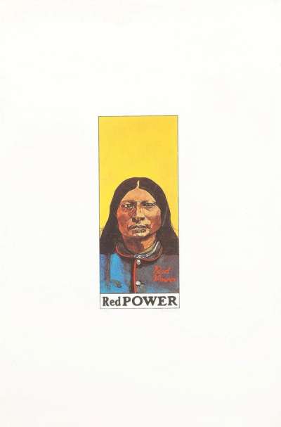 Red Power - Signed Print by Peter Blake 1974 - MyArtBroker