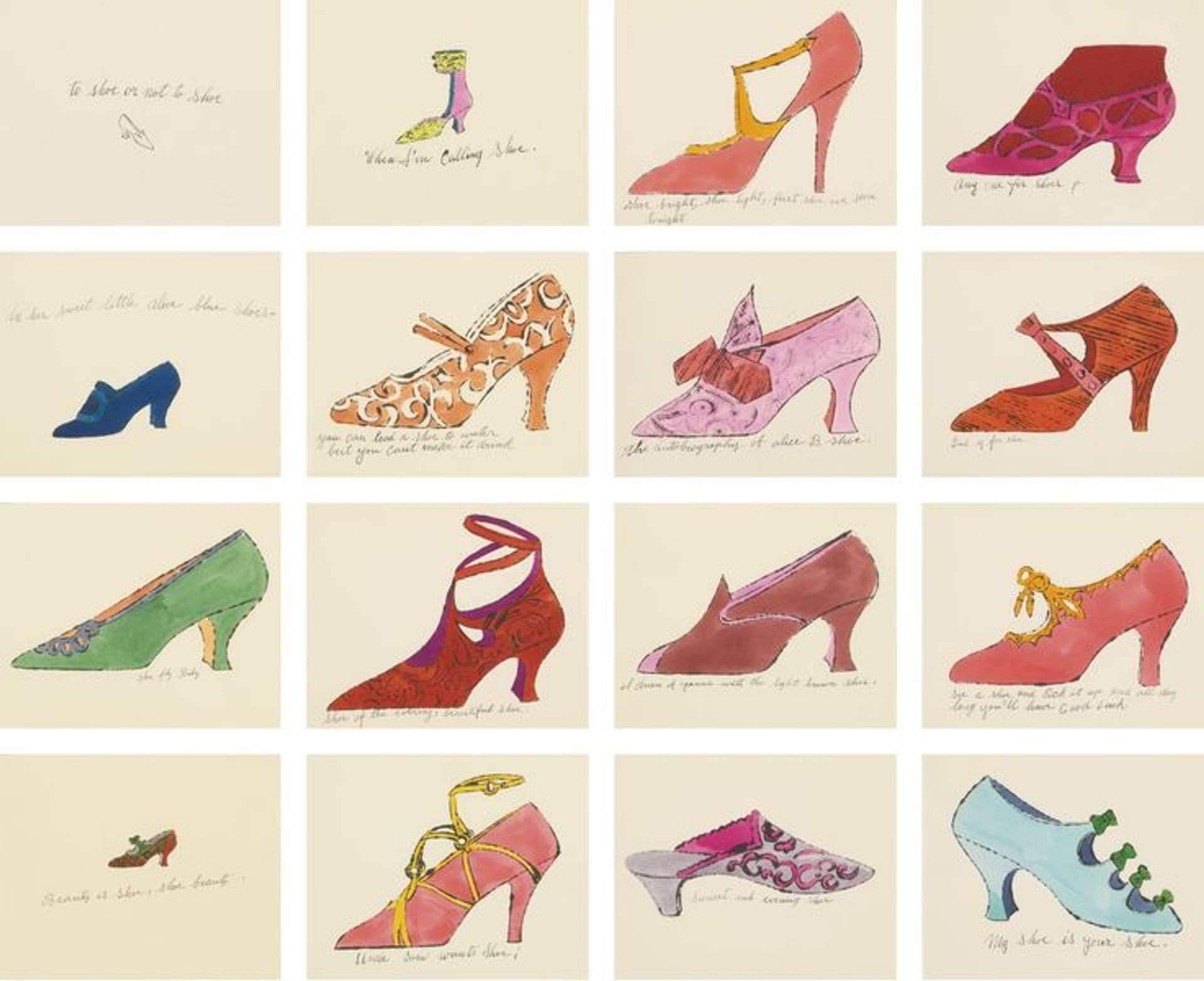 La Recherche Du Shoe Perdu Series by Andy Warhol - MyArtBroker