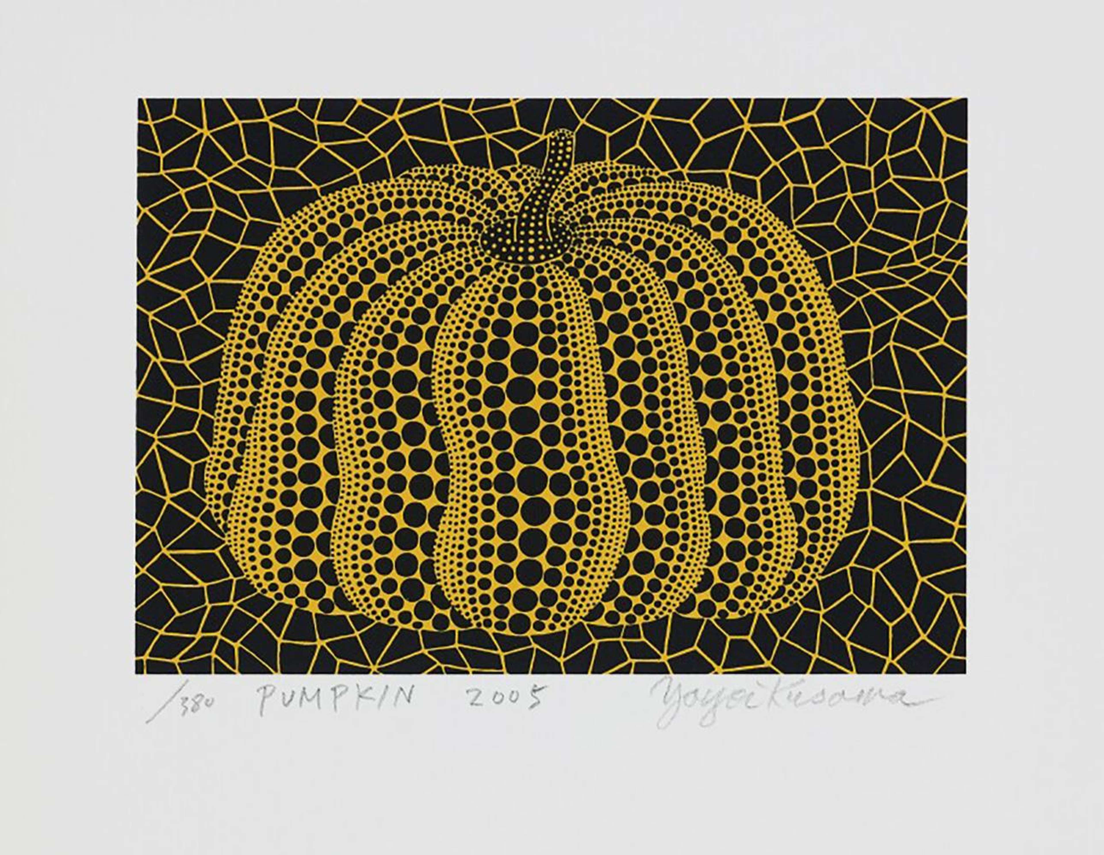 Pumpkin - Signed Print by Yayoi Kusama 2005 - MyArtBroker