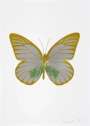 Damien Hirst: The Souls I (silver gloss, leaf green, oriental gold) - Signed Print
