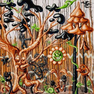 Furungle (Orange) - Signed Print by Kenny Scharf 2021 - MyArtBroker