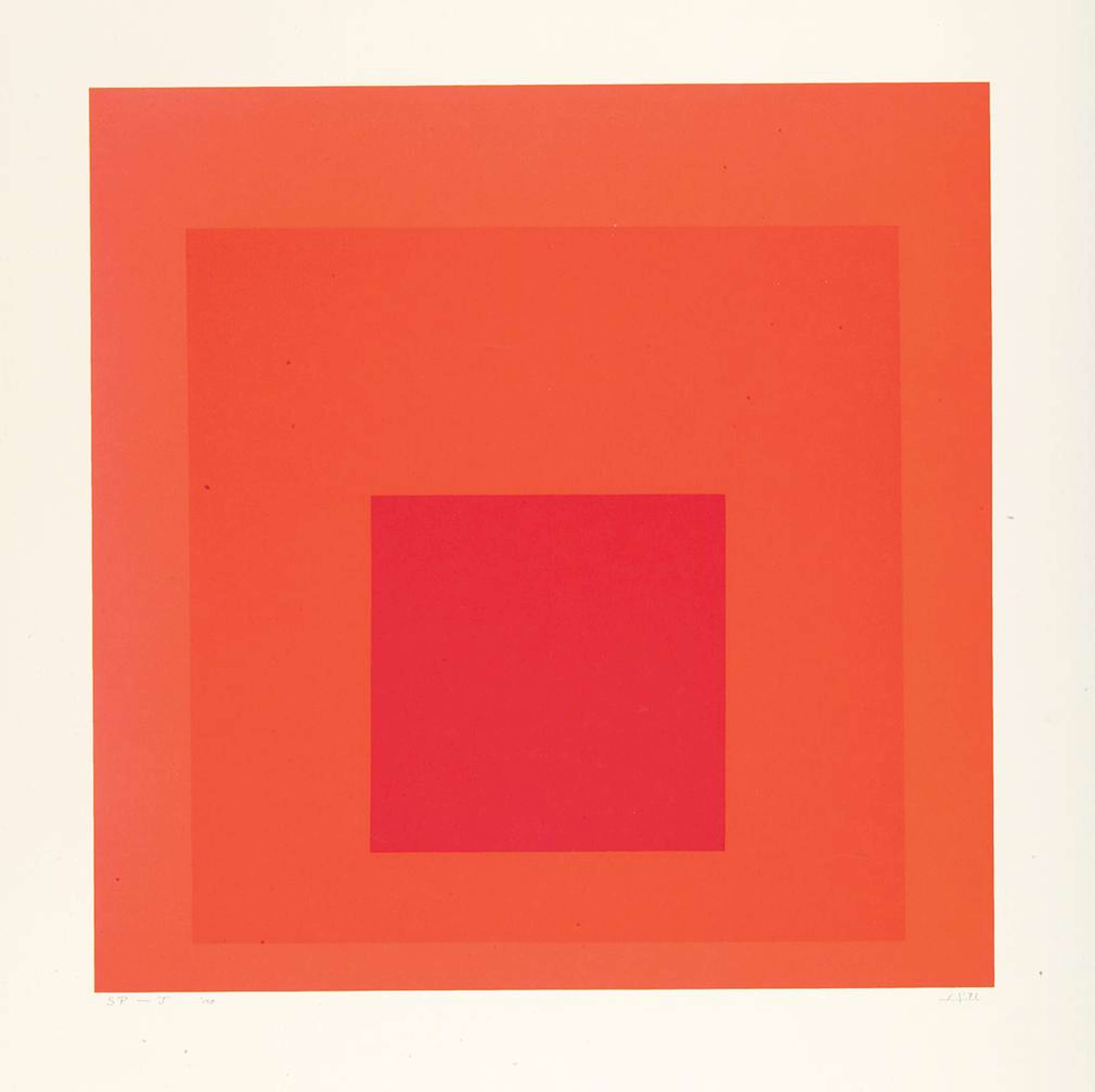 SP-J - Signed Print by Josef Albers 1971 - MyArtBroker