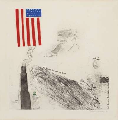 My Bonnie Lies Over The Ocean - Signed Print by David Hockney 1961 - MyArtBroker
