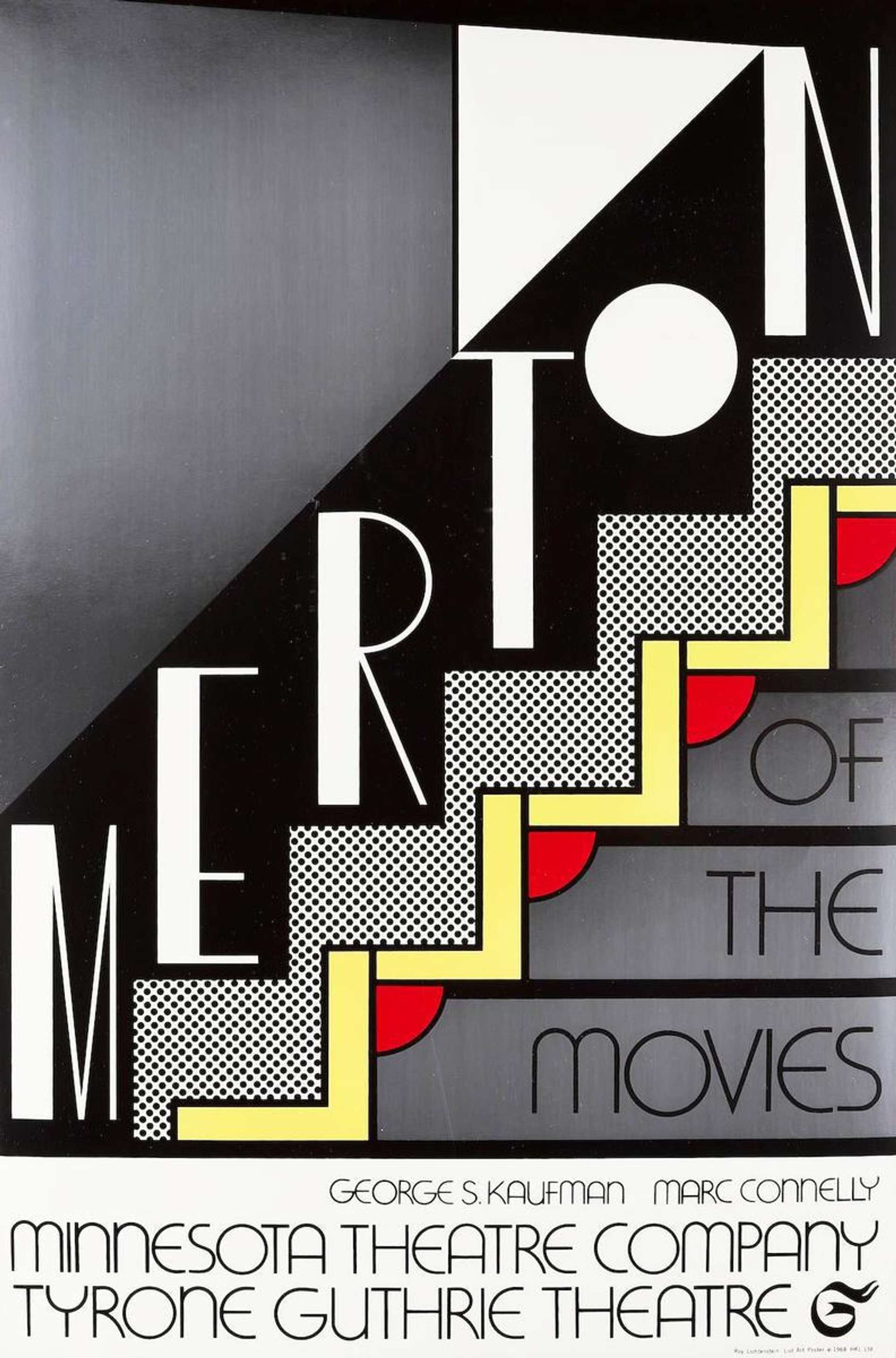 Large scale movie-style poster displaying Merton Of The Movies