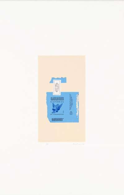 Gauloises Bleues - Signed Print by Robert Motherwell null - MyArtBroker