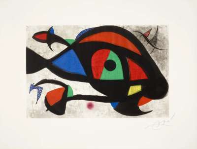 Le Beluga - Signed Print by Joan Miro 1975 - MyArtBroker