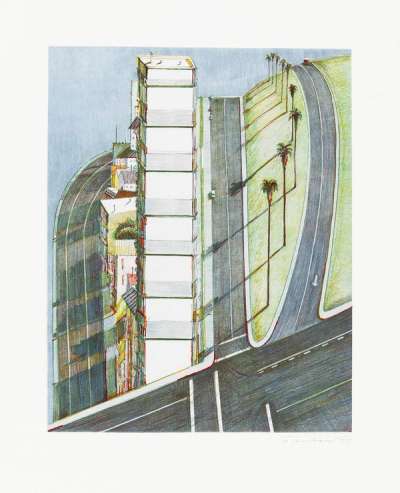 Palm Ridge - Signed Print by Wayne Thiebaud 1979 - MyArtBroker