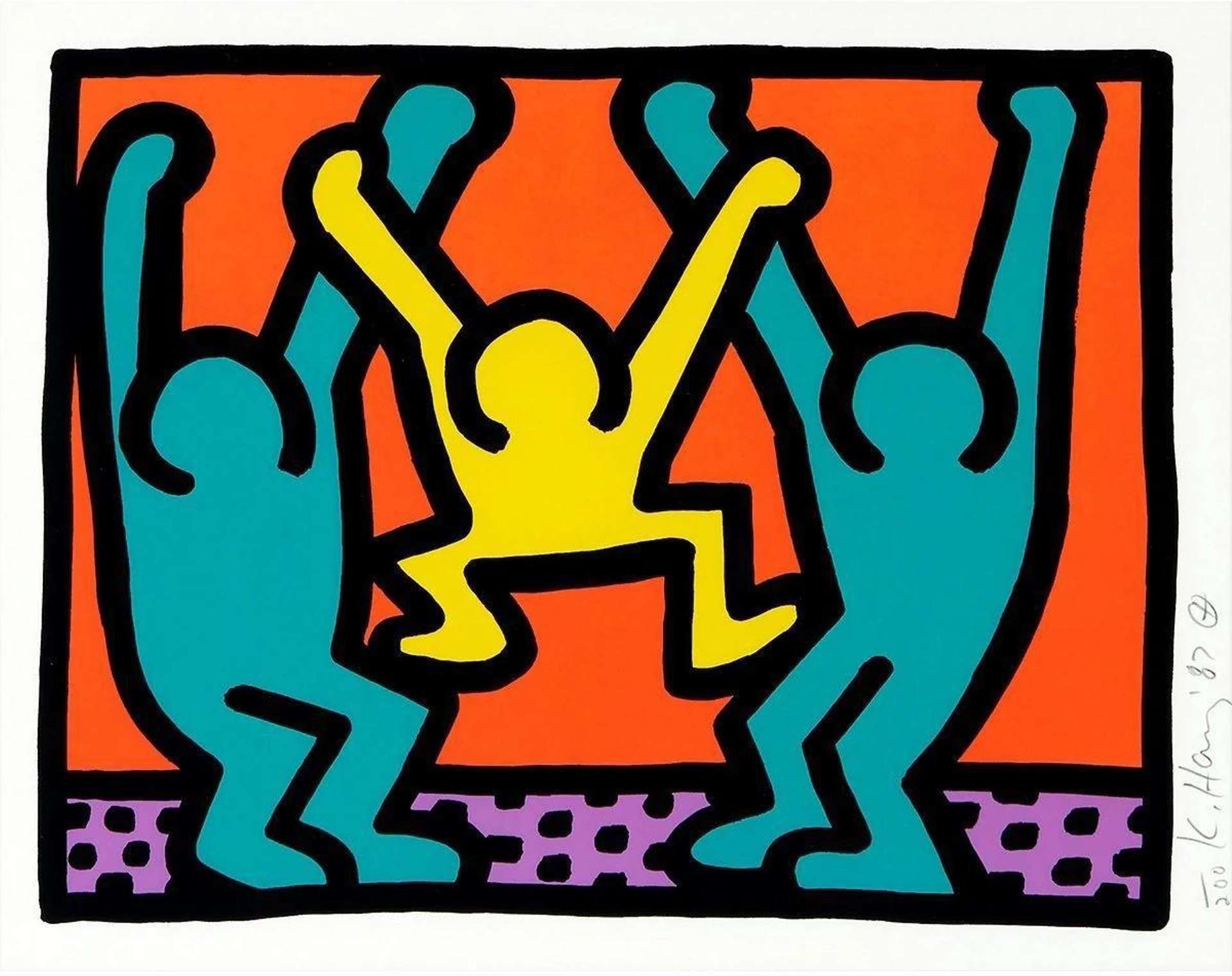 Pop Shop I, Plate IV by Keith Haring - MyArtBroker