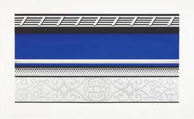 Entablature V - Signed Print by Roy Lichtenstein 1976 - MyArtBroker
