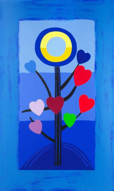 Blue Love Tree - Signed Print by Sir Terry Frost 2003 - MyArtBroker