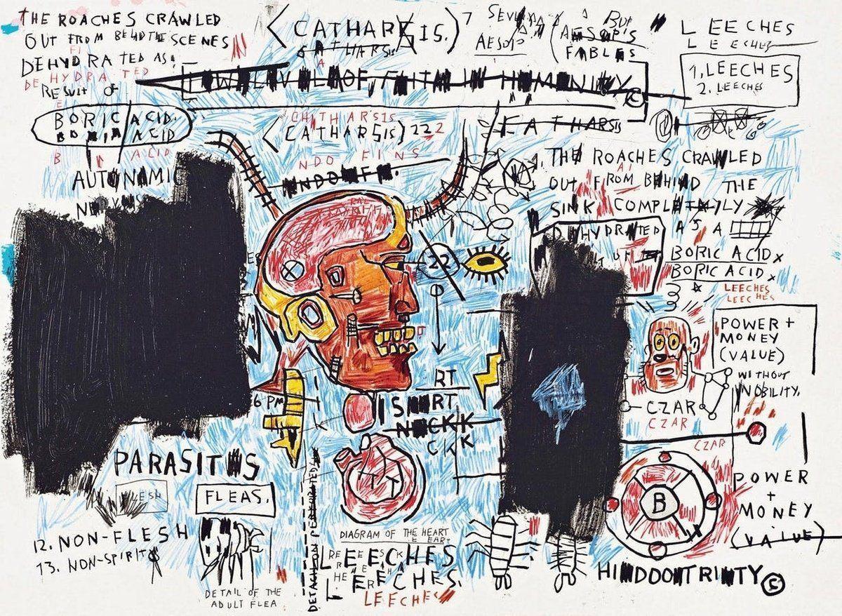 Jean-Michel Basquiat Boxer Rebellion (Unsigned) Screenprint 2018