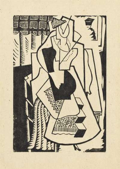 La Modiste - Signed Print by Gino Severini 1916 - MyArtBroker