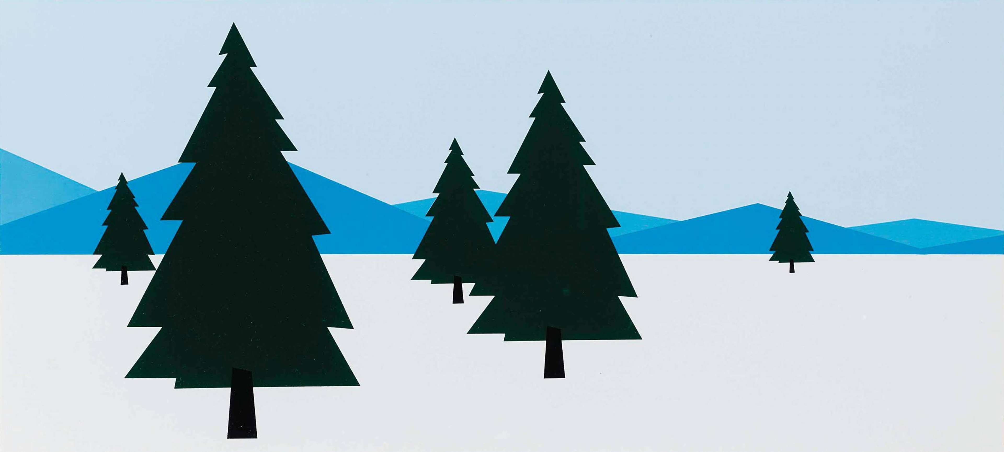 Winter Landscape - Signed Print