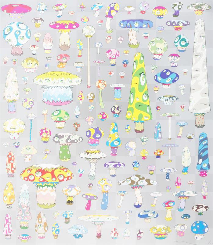 Takashi Murakami Posi Mushroom (Signed Print) 2002 | MyArtBroker