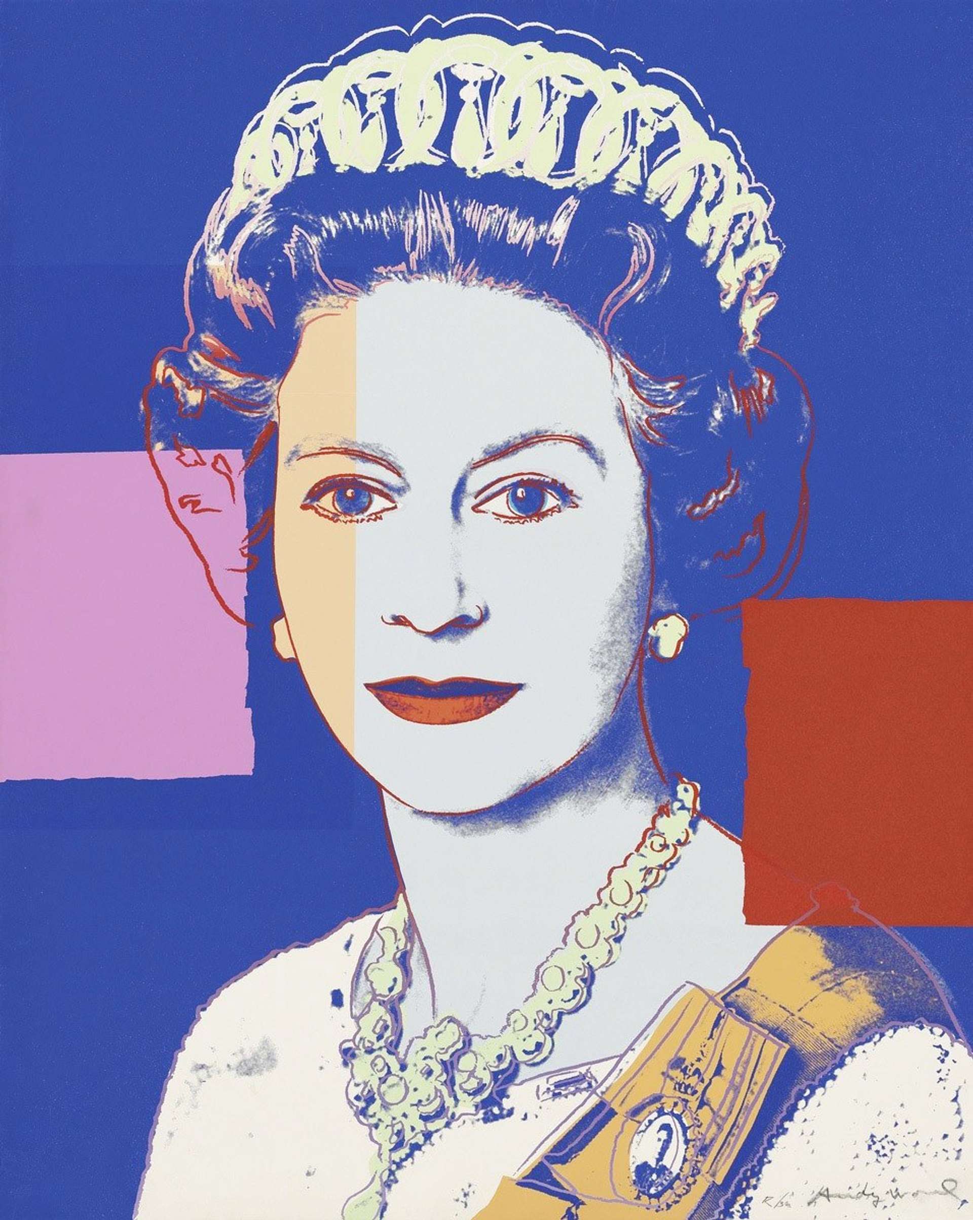 Queen Elizabeth II Royal Edition (F. & S. II.337A) by Andy Warhol