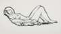Tom Wesselmann: Monica Lying Down On A Robe - Signed Print