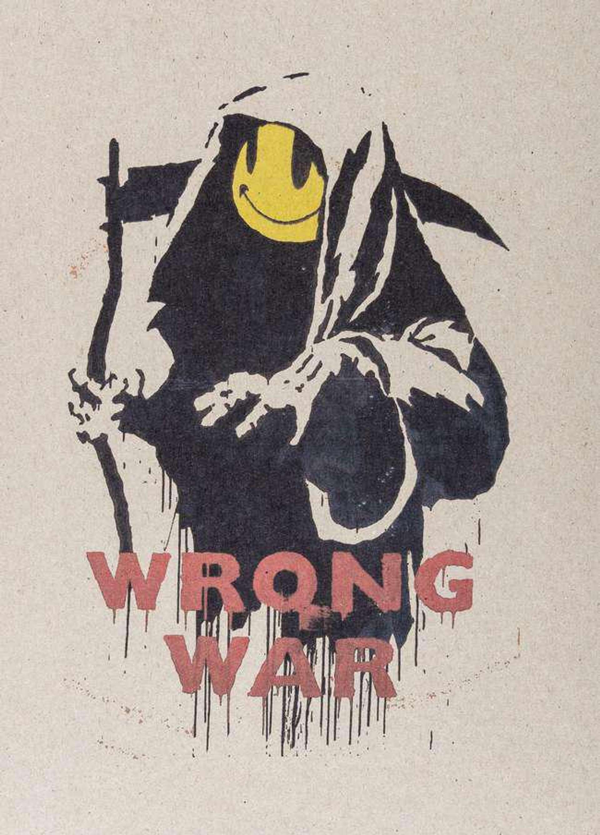 Banksy Wrong War (Signed Print) 2004