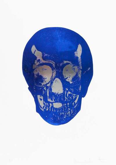 The Dead (Westminster blue, silver gloss) - Signed Print by Damien Hirst 2009 - MyArtBroker
