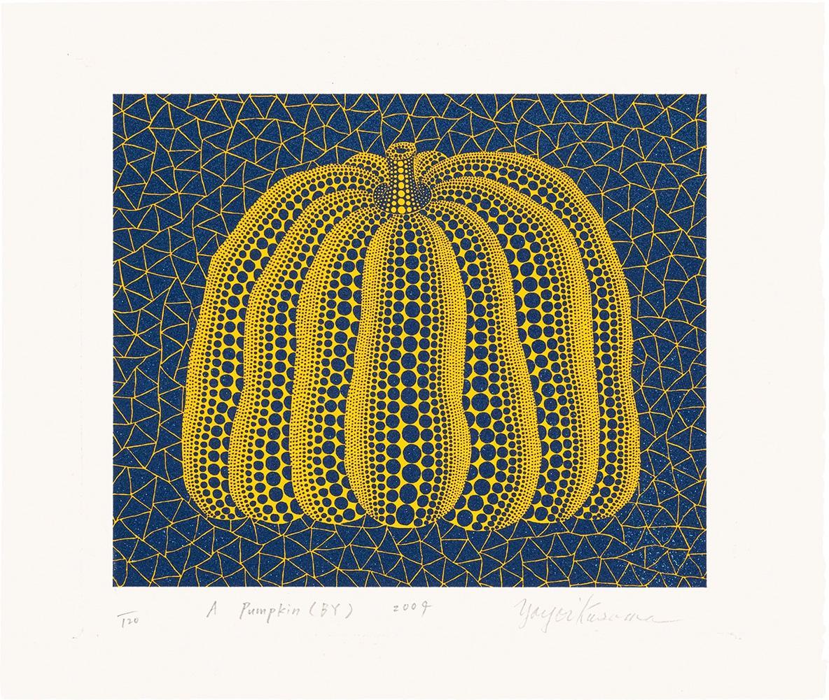 Yayoi Kusama Standing In The Visionary Field (Signed Print) 1979