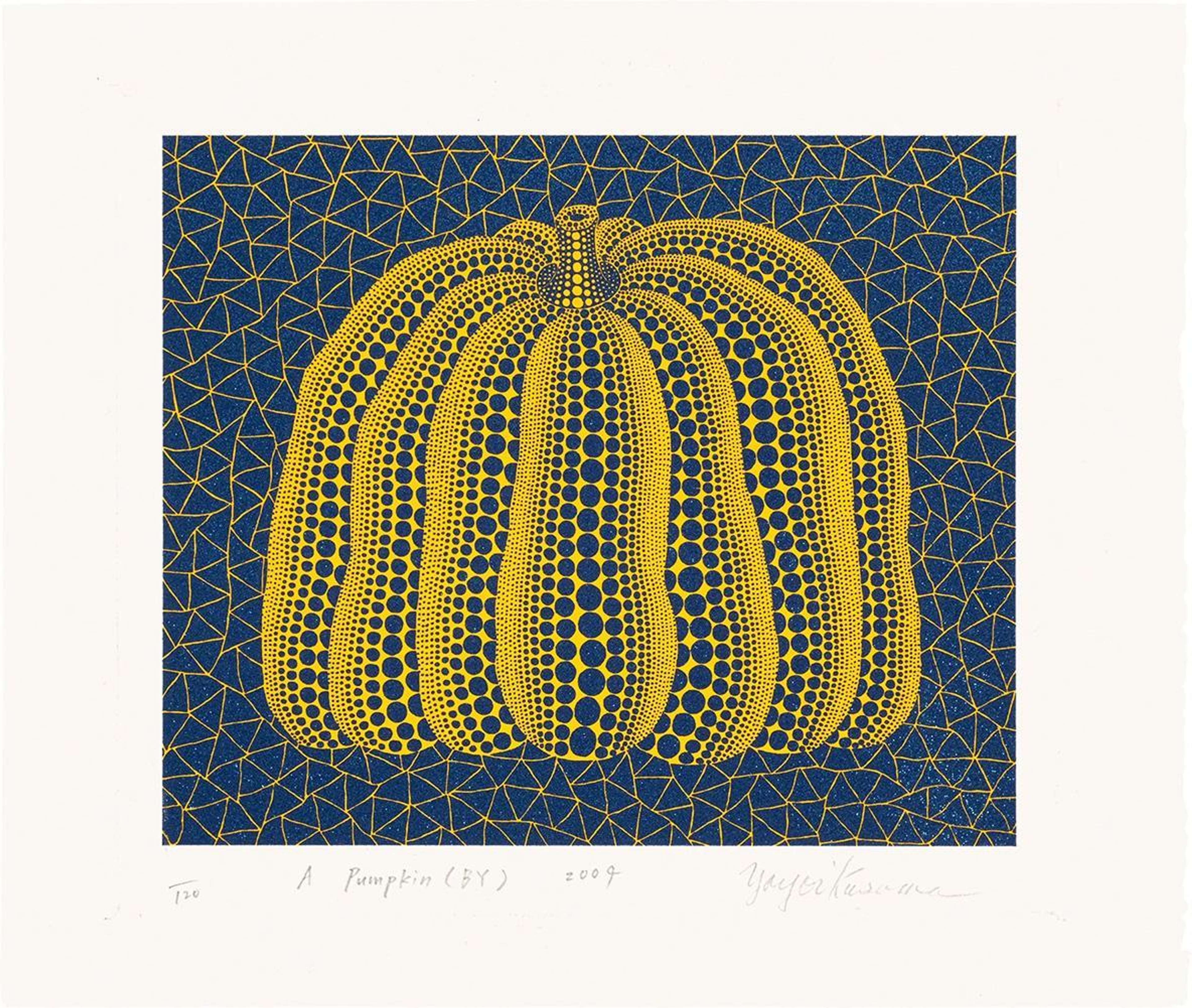Pumpkin (BY) (K. 319) - Signed Print by Yayoi Kusama 2004 - MyArtBroker