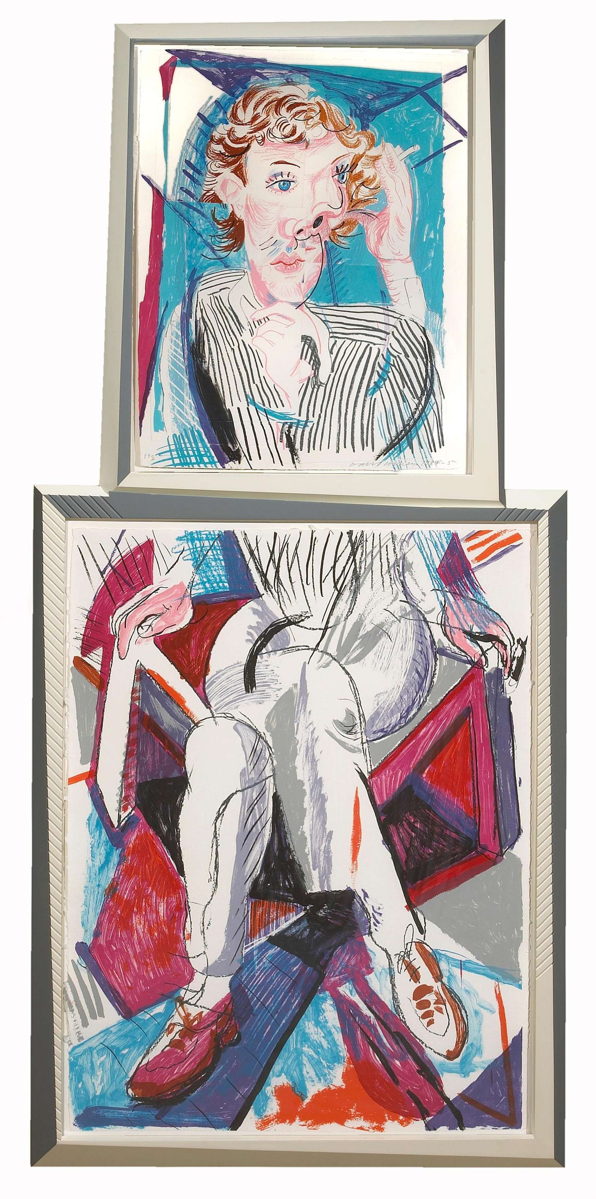 An Image Of Gregory - Signed Print by David Hockney 1984 - MyArtBroker