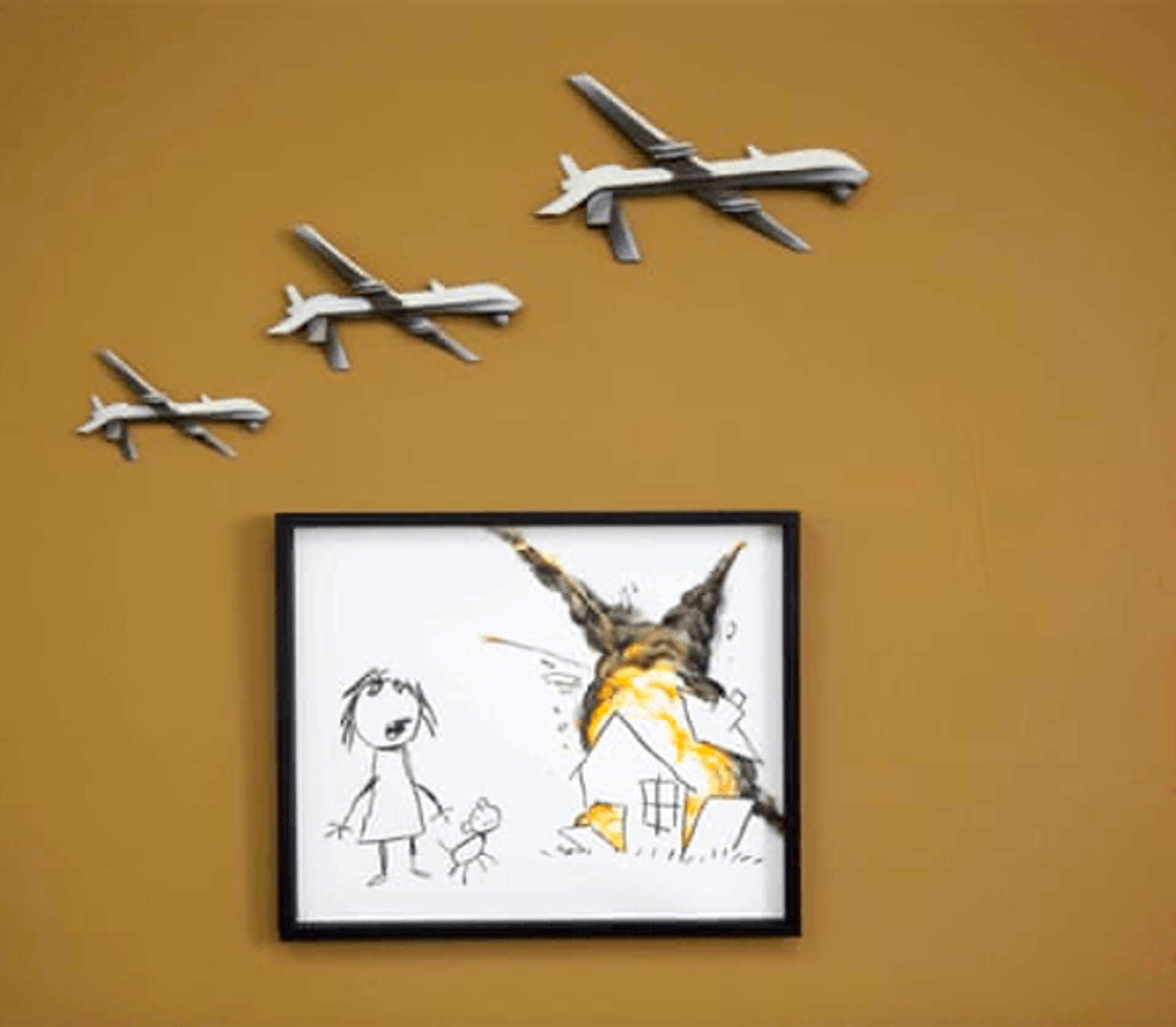 Civilian Drone Strike by Banksy