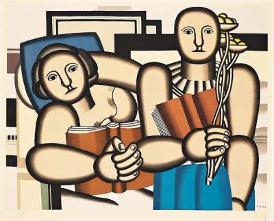 La Lecture - Signed Print by Fernand Leger 1953 - MyArtBroker