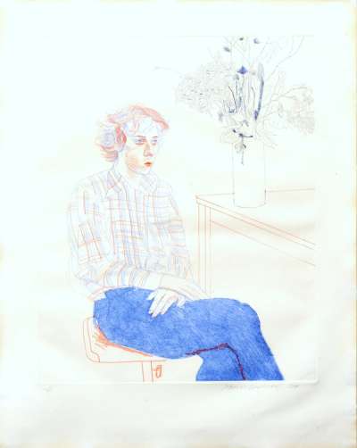 Gregory - Signed Print by David Hockney 1974 - MyArtBroker