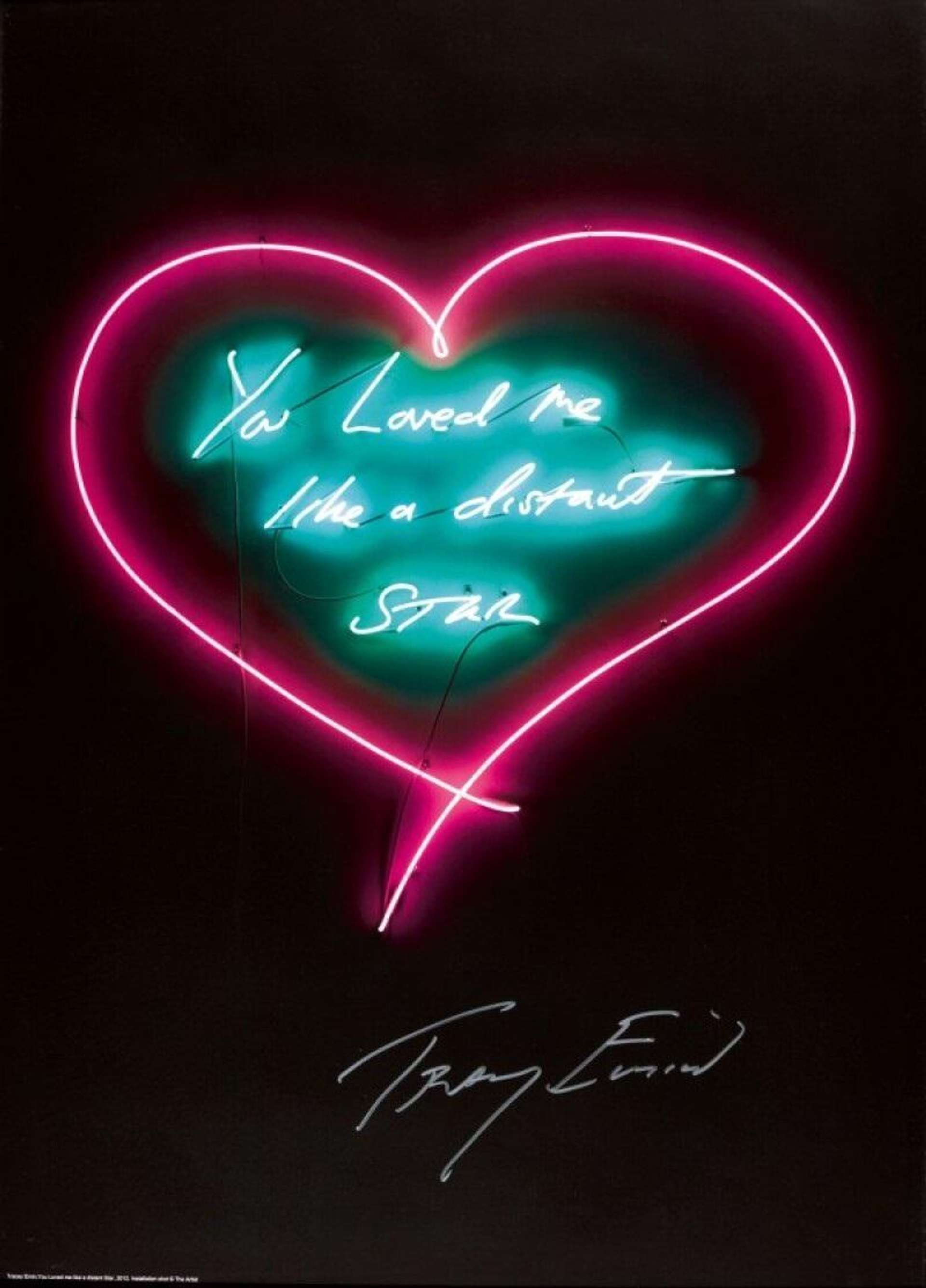 You Loved Me Like A Distant Star by Tracey Emin