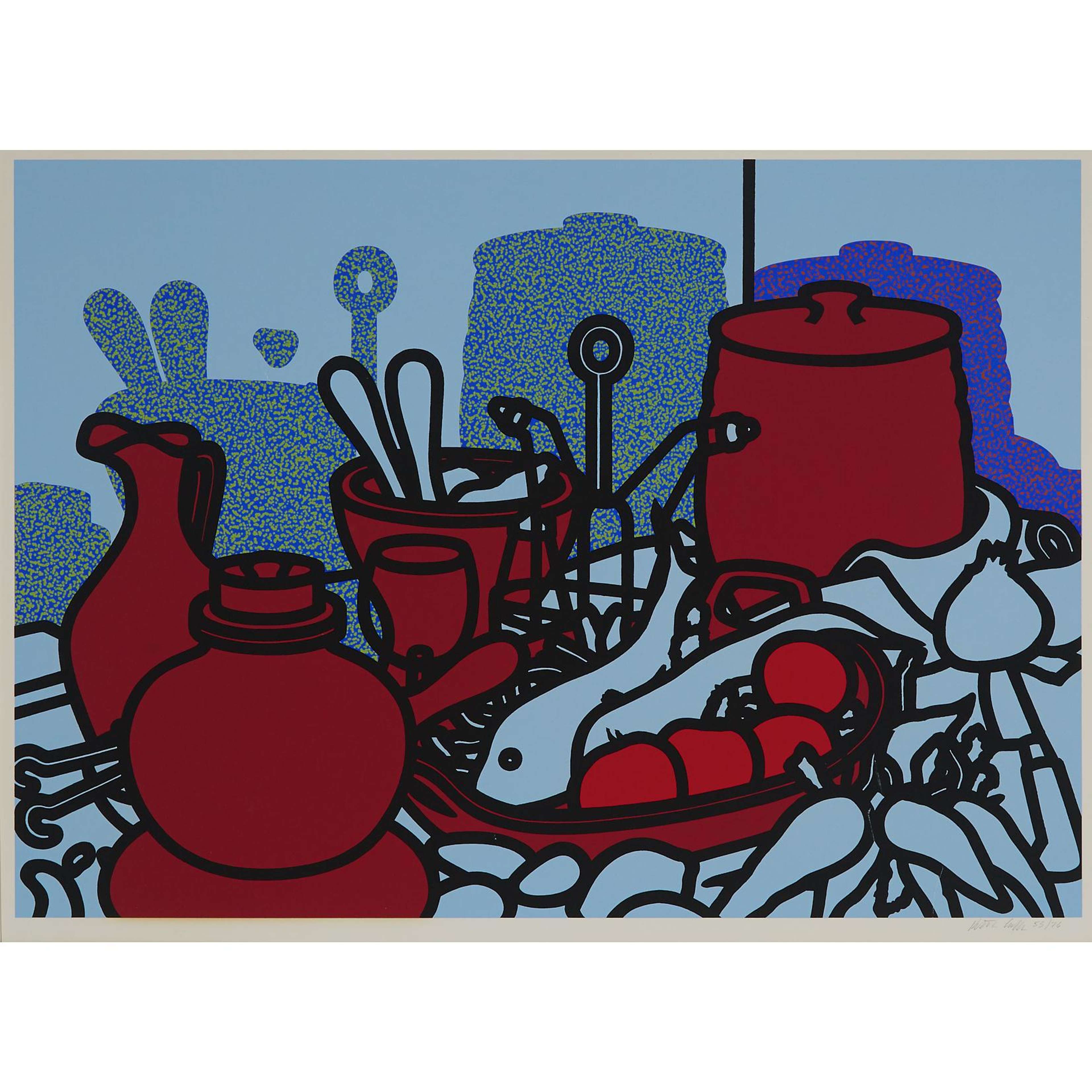Glazed Earthenware - Signed Print by Patrick Caulfield 1976 - MyArtBroker
