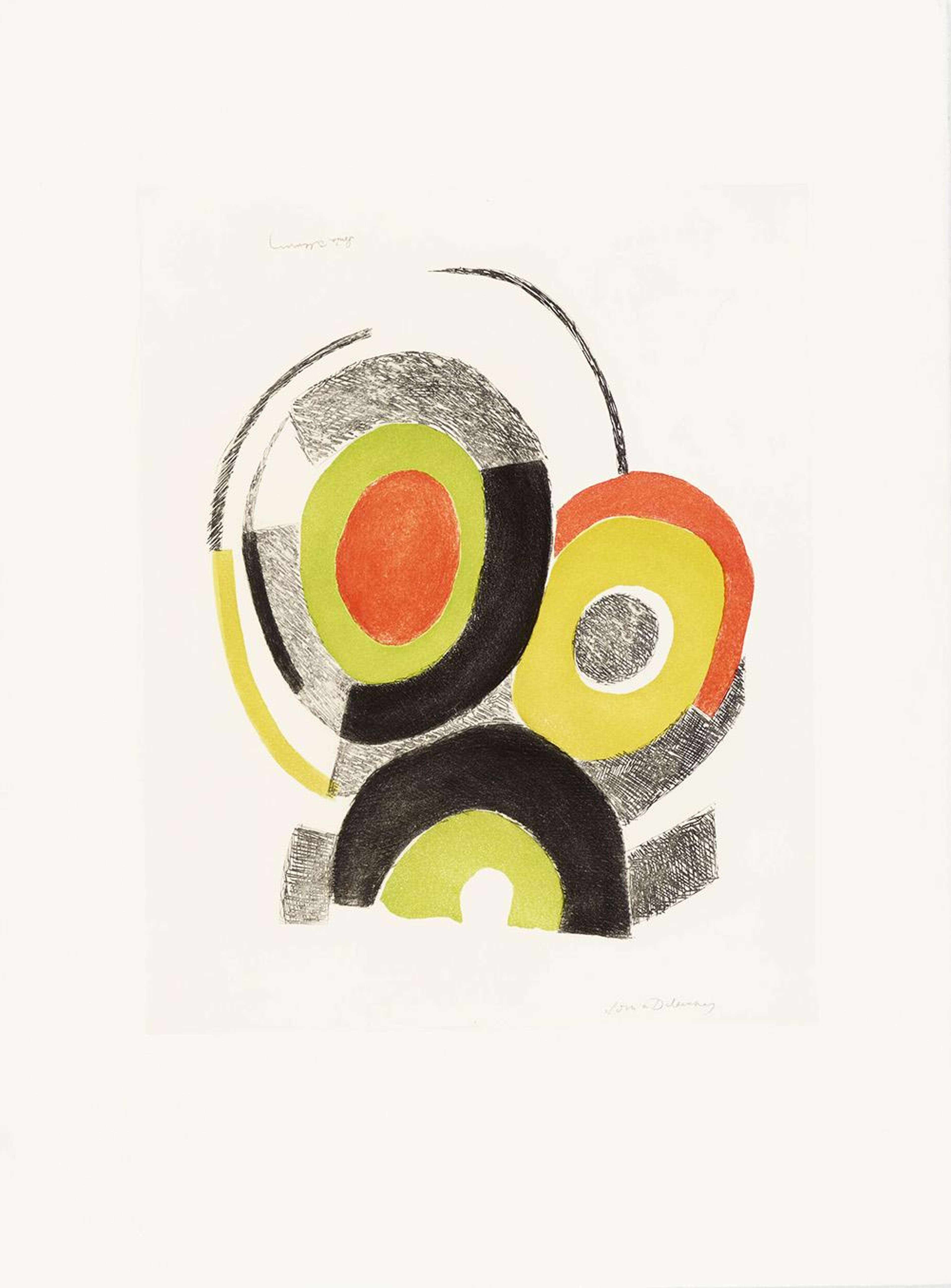 The Unknown - Signed Print by Sonia Delaunay 1970 - MyArtBroker