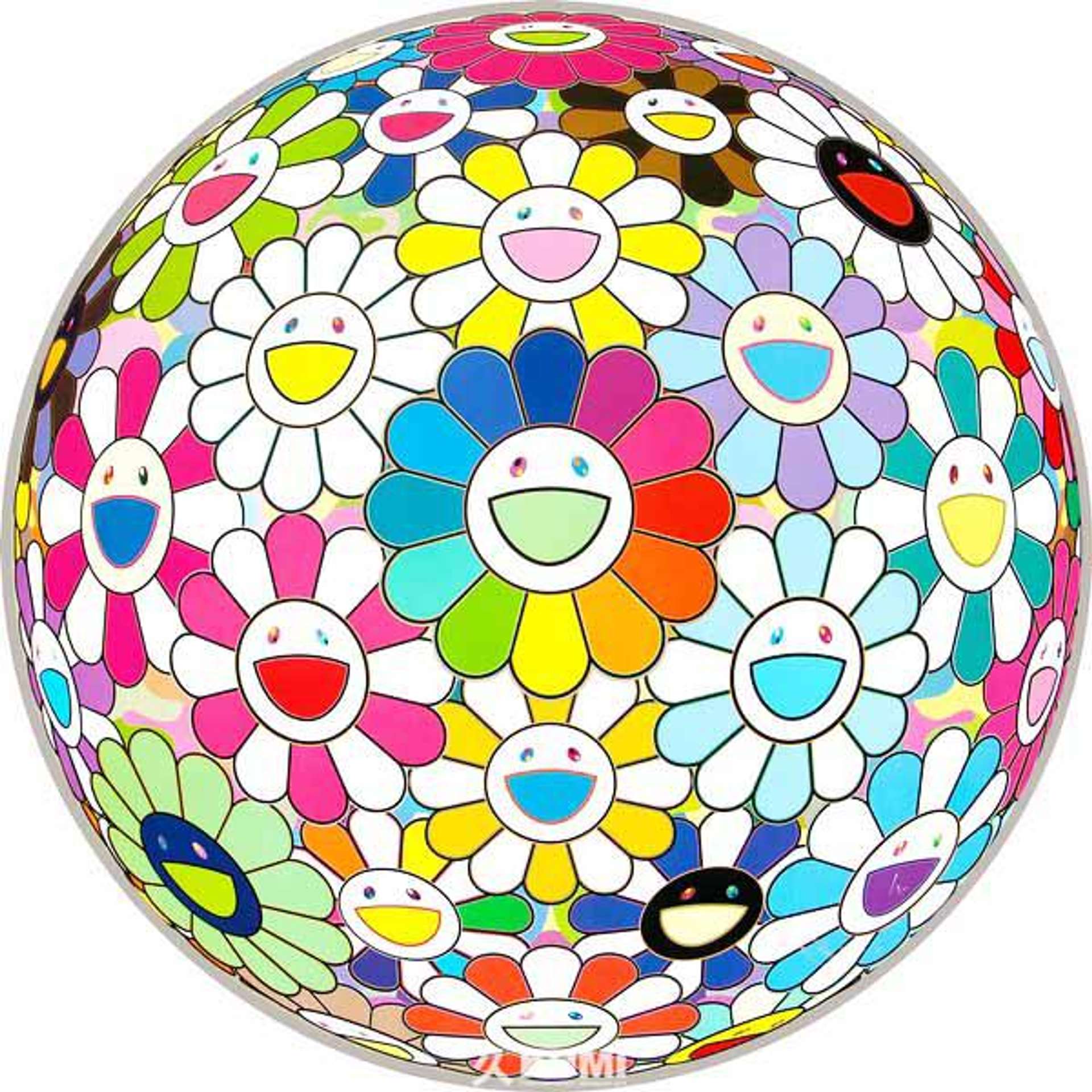 Takashi Murakami: Flower Ball: Want To Hold You - Signed Print