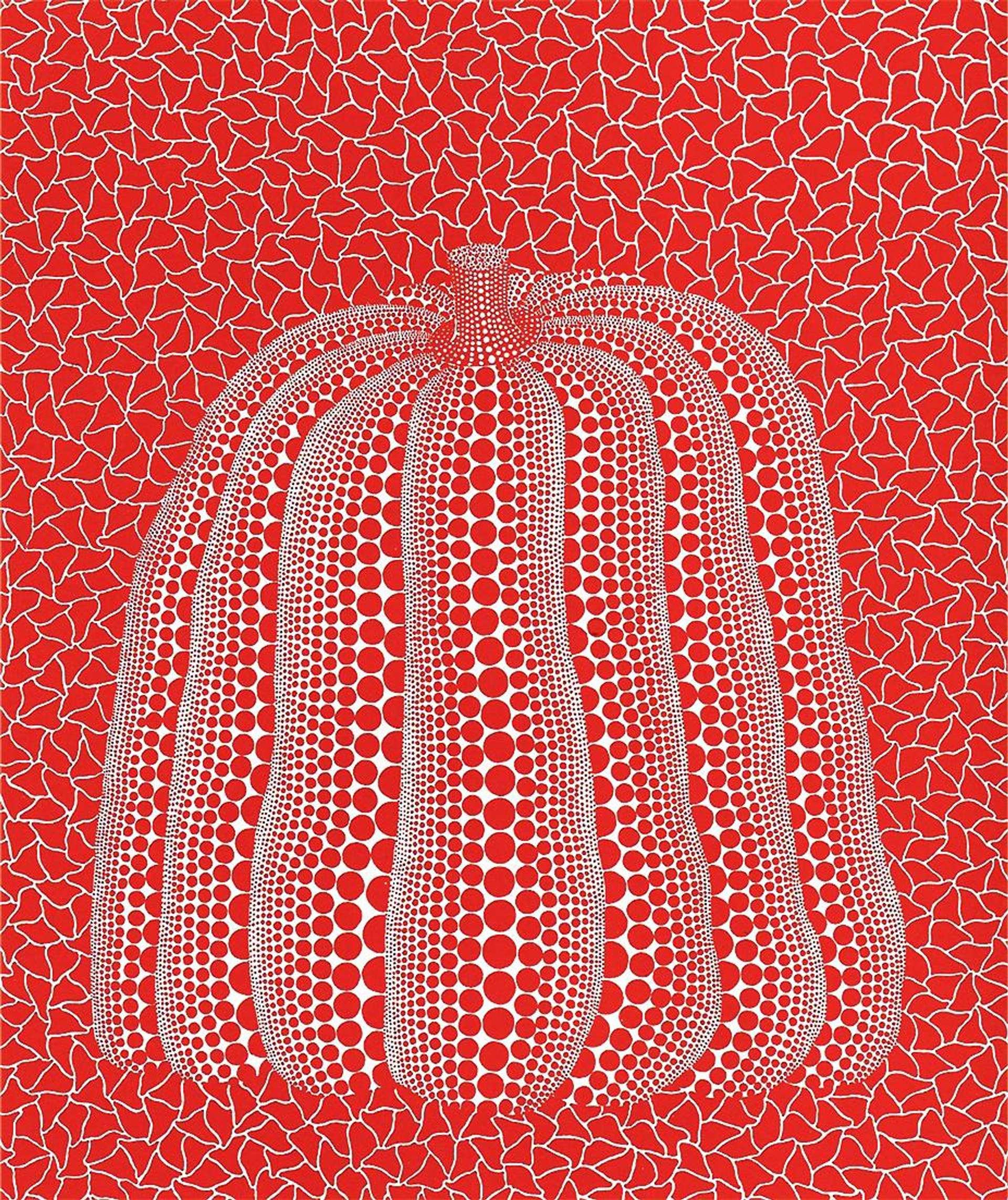 Yayoi Kusama: Red Pumpkin, Kusama 154 - Signed Print