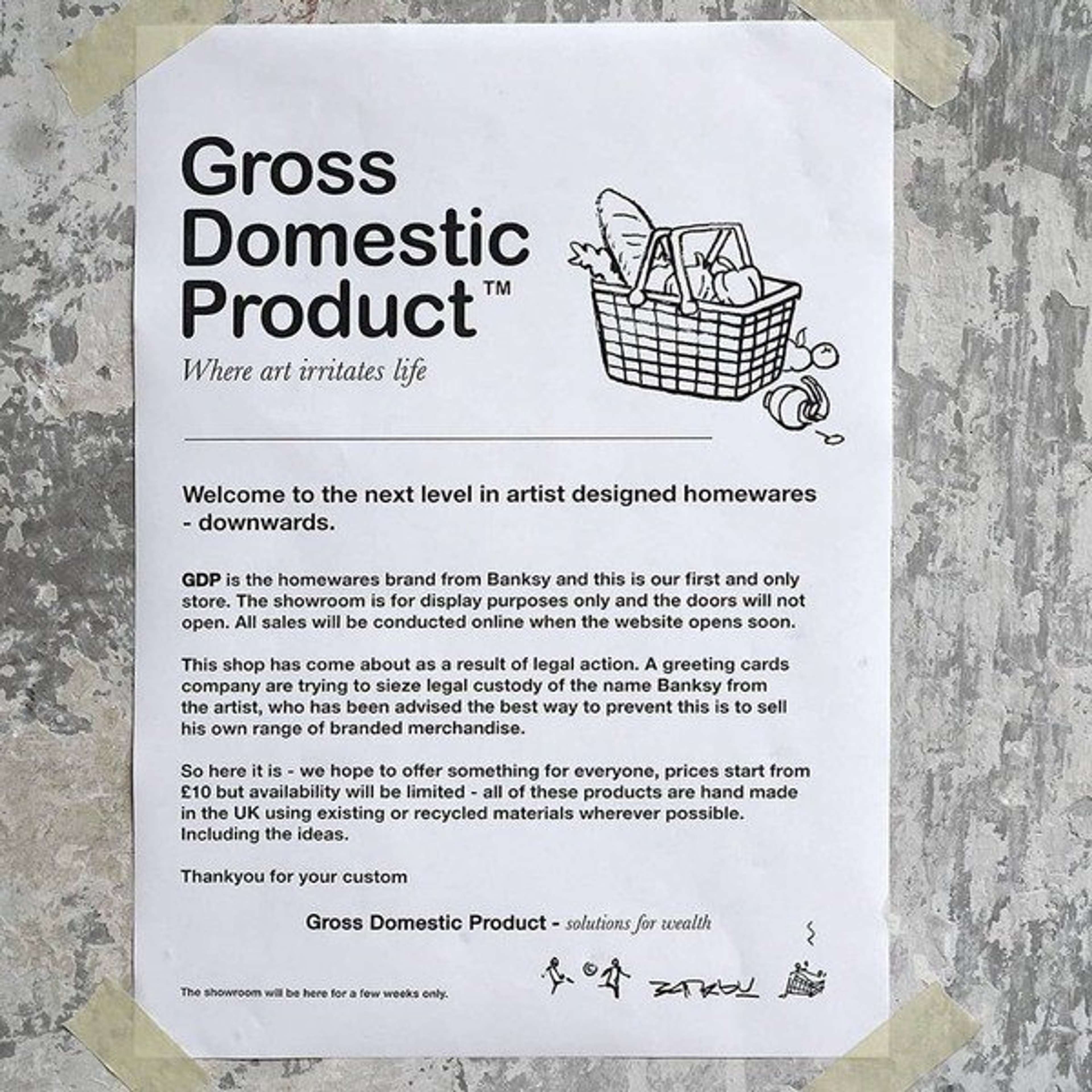 Banksy’s Gross Domestic Product – The Story So Far