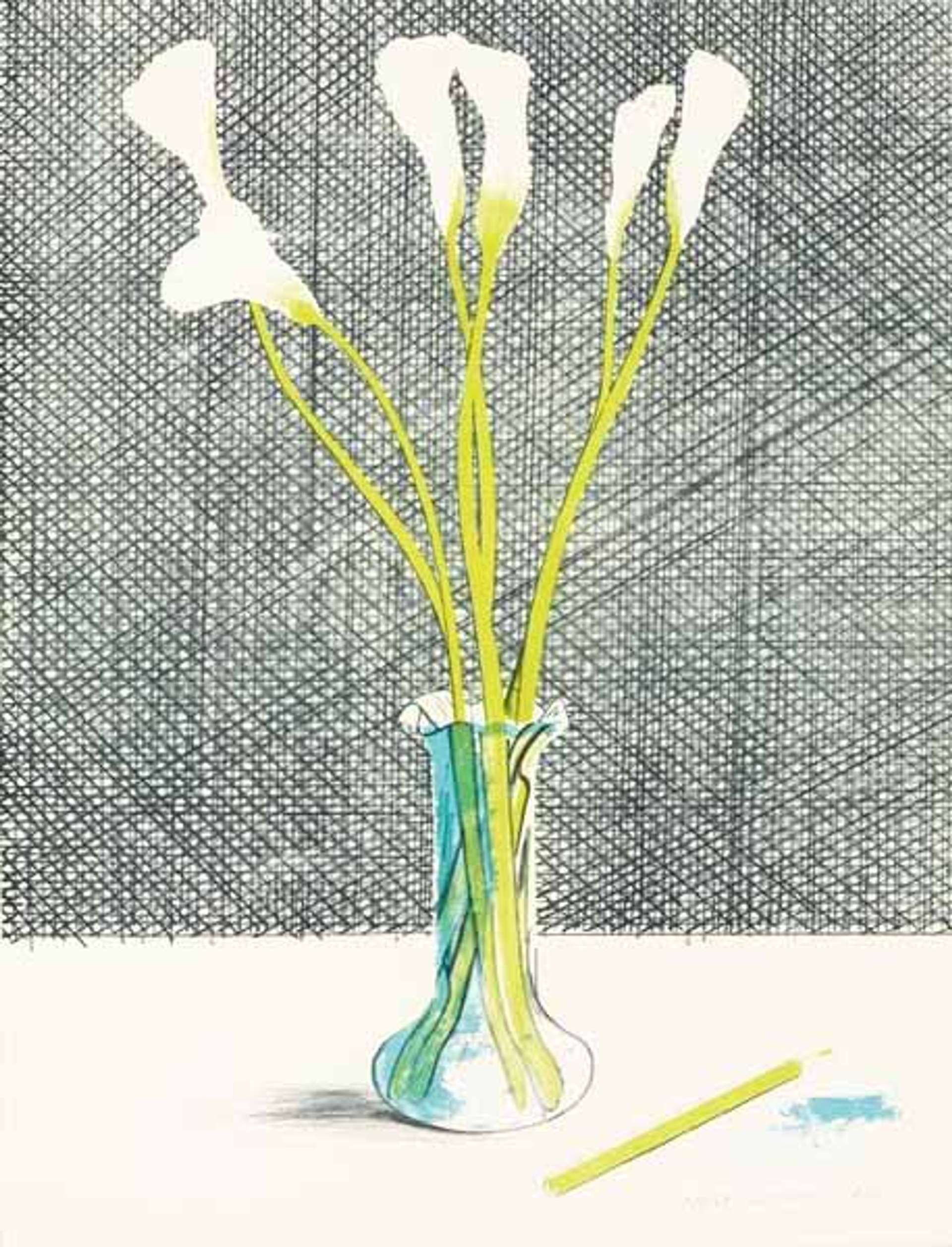 Lilies 1971 by David Hockney