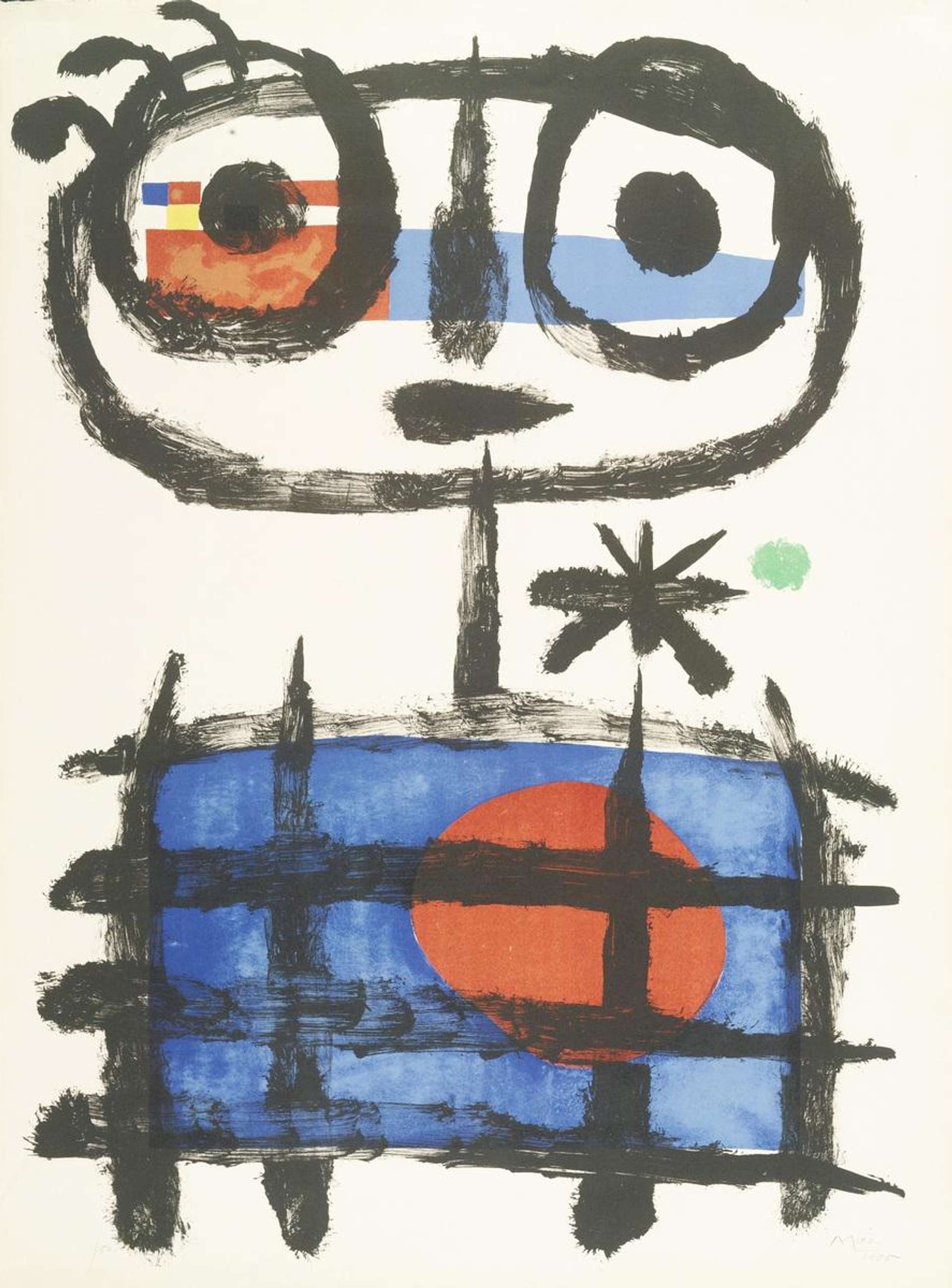 Joan Miró: Mangeur De Soleil - Signed Print