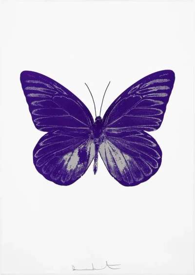 The Souls I (imperial purple, silver gloss) - Signed Print by Damien Hirst 2010 - MyArtBroker
