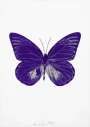 Damien Hirst: The Souls I (imperial purple, silver gloss) - Signed Print