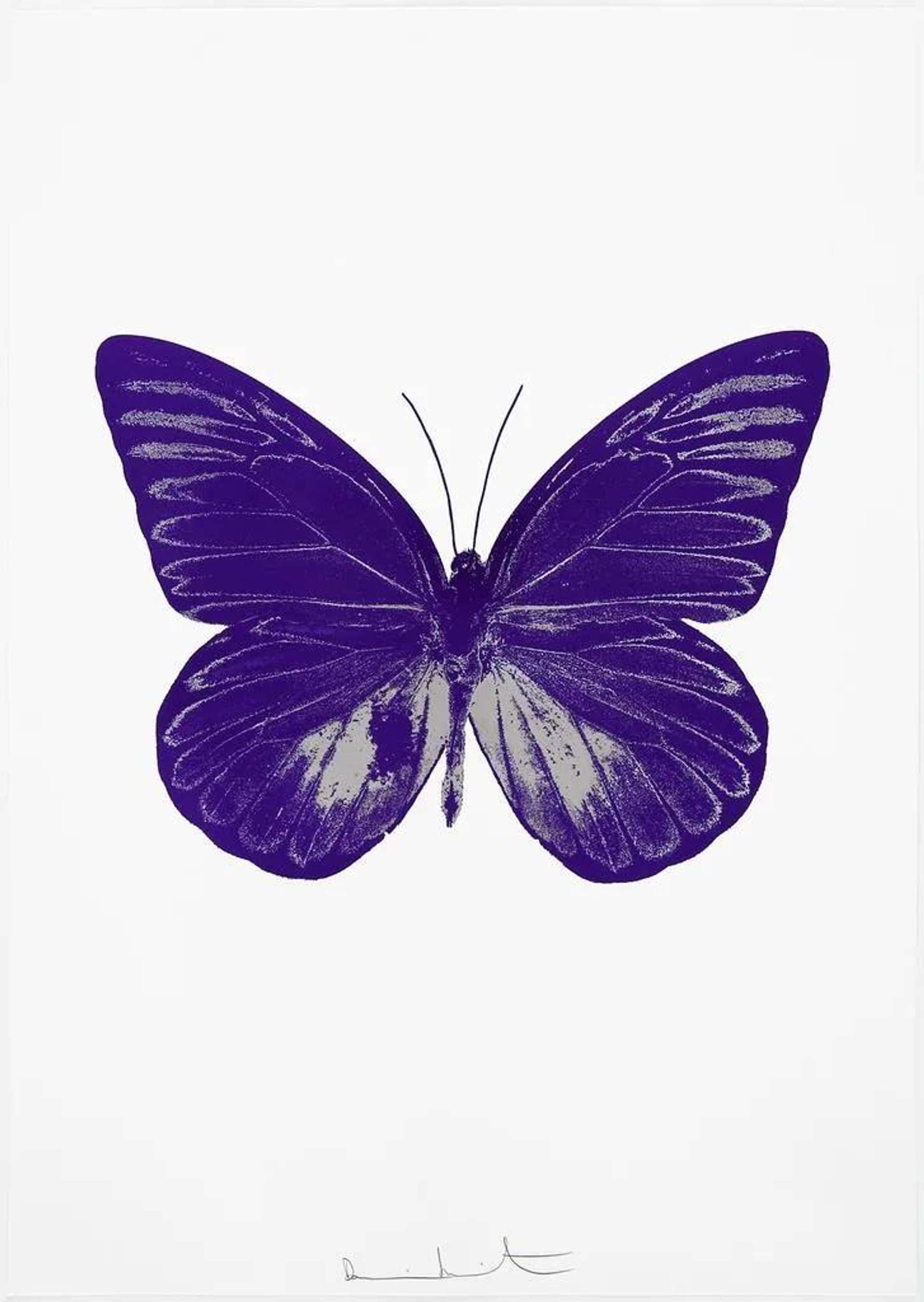 The Souls I (imperial purple, silver gloss) - Signed Print by Damien Hirst 2010 - MyArtBroker