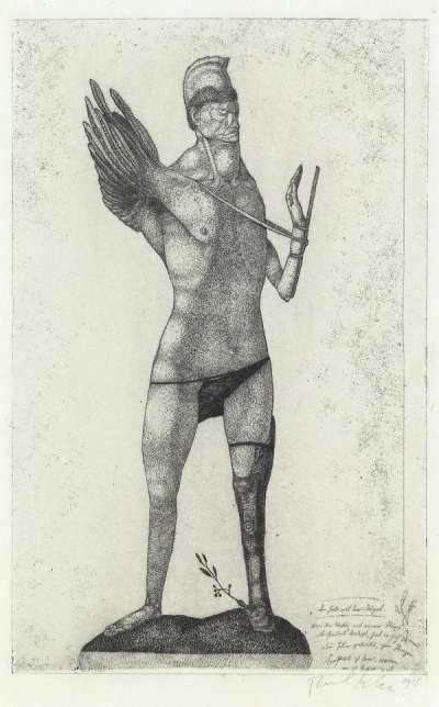 Der Held Mit Dem Flügel, Inv. 2. - Signed Print by Paul Klee 1905 - MyArtBroker