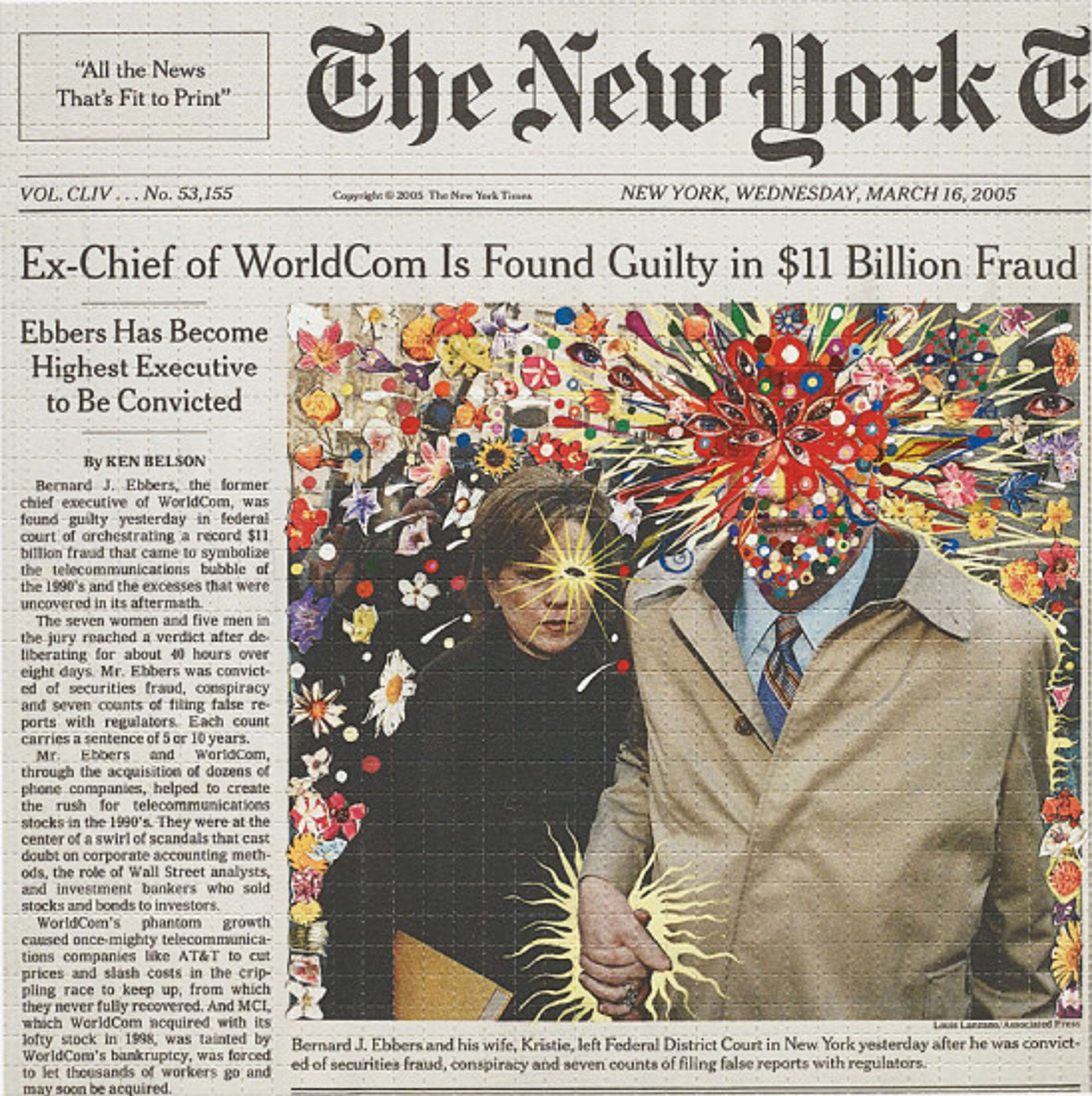 Guilty - Signed Print by Fred Tomaselli 2005 - MyArtBroker