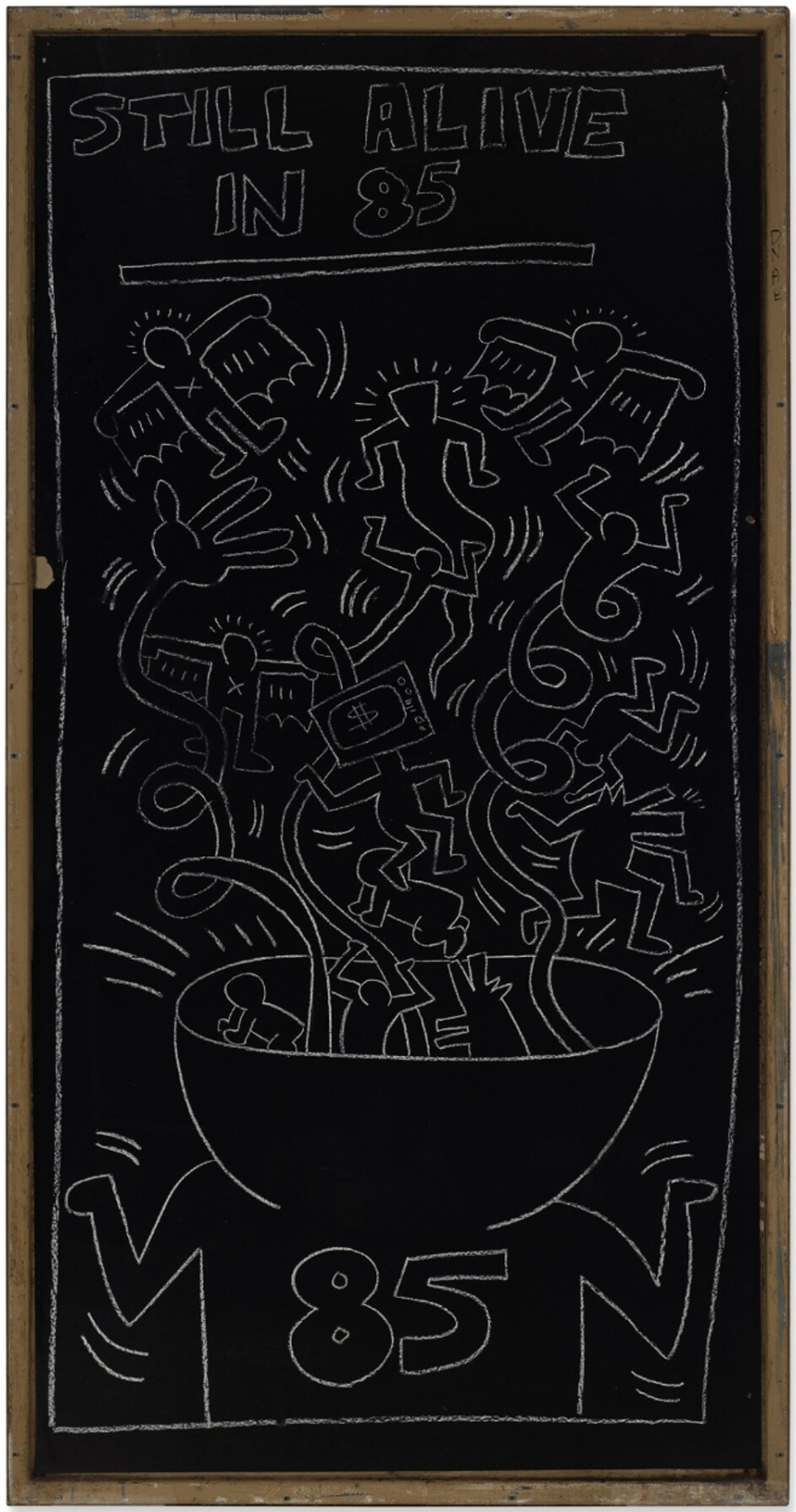 Untitled (Still Alive in '85) by Keith Haring - MyArtBroker 