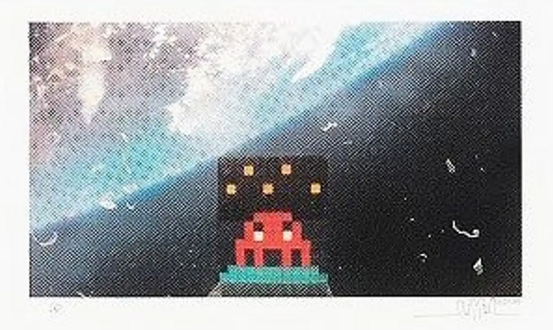 Art4Space print by Invader