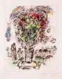 Marc Chagall: Bouquet With Rainbow - Signed Print