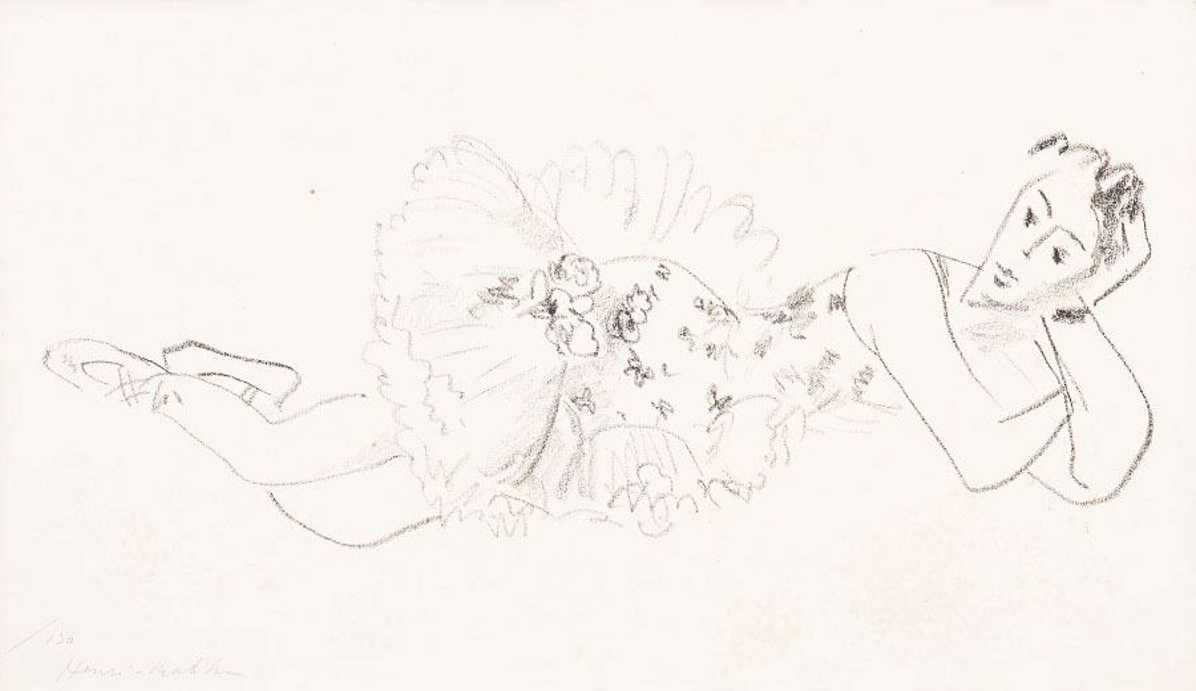 Danseuse Allongée, Tête Accoudée - undefined by Henri Matisse 1927 - MyArtBroker