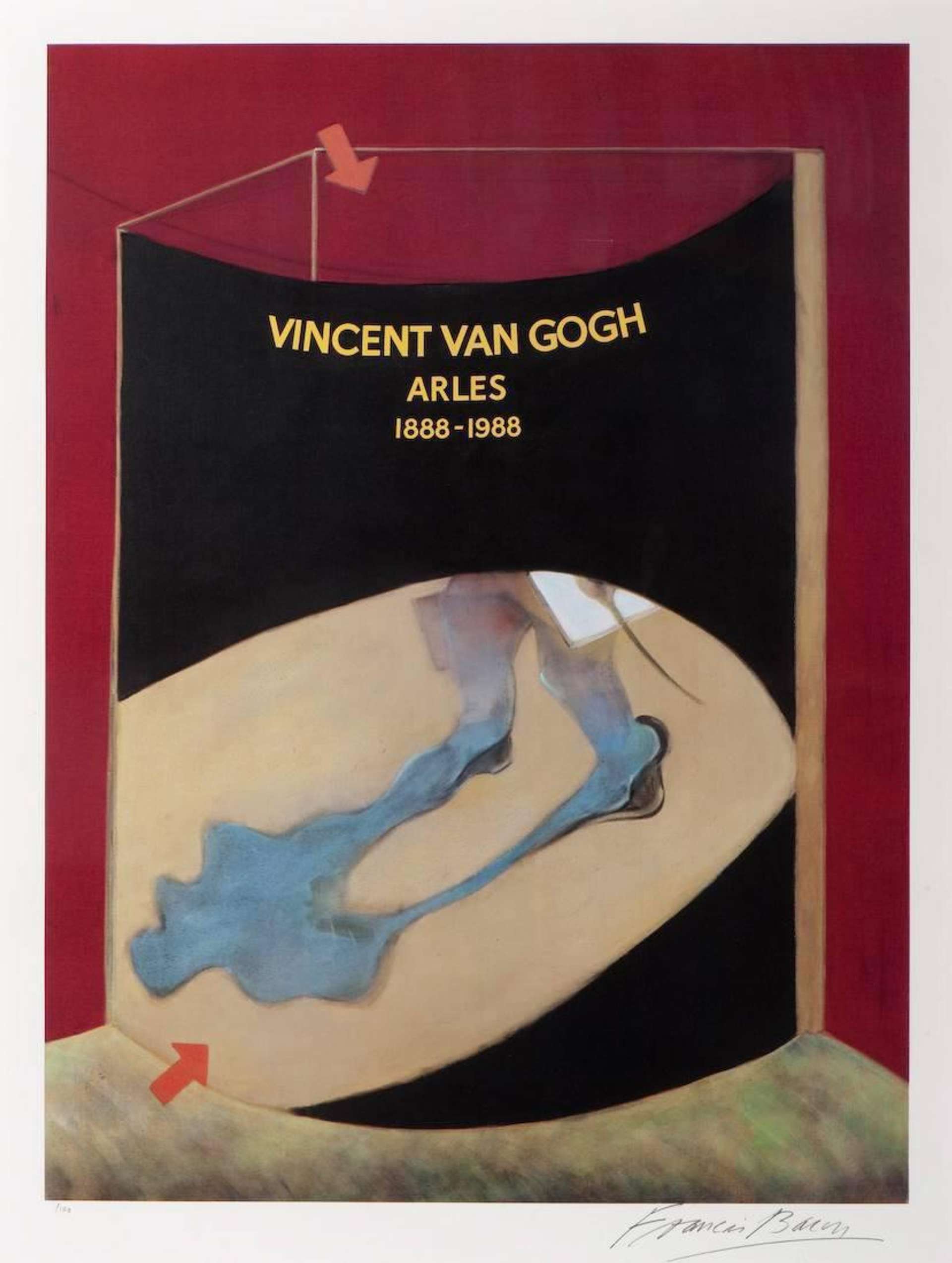 Francis Bacon: Vincent Van Gogh Arles - Signed Print