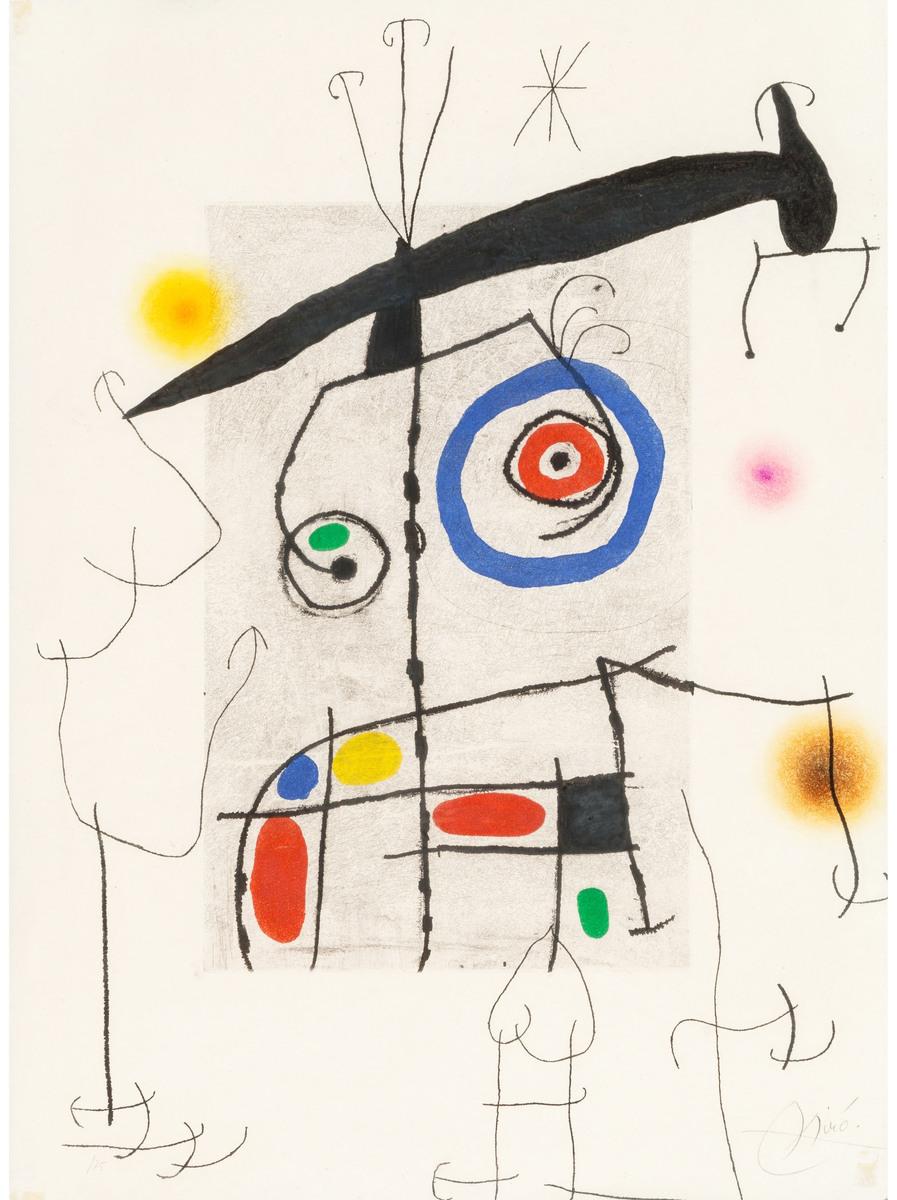 Joan Miro L’Homme Au Balancier (Signed Print) 1969