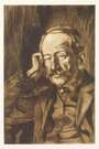 Gino Severini: Portrait De Mons. Declide - Signed Print