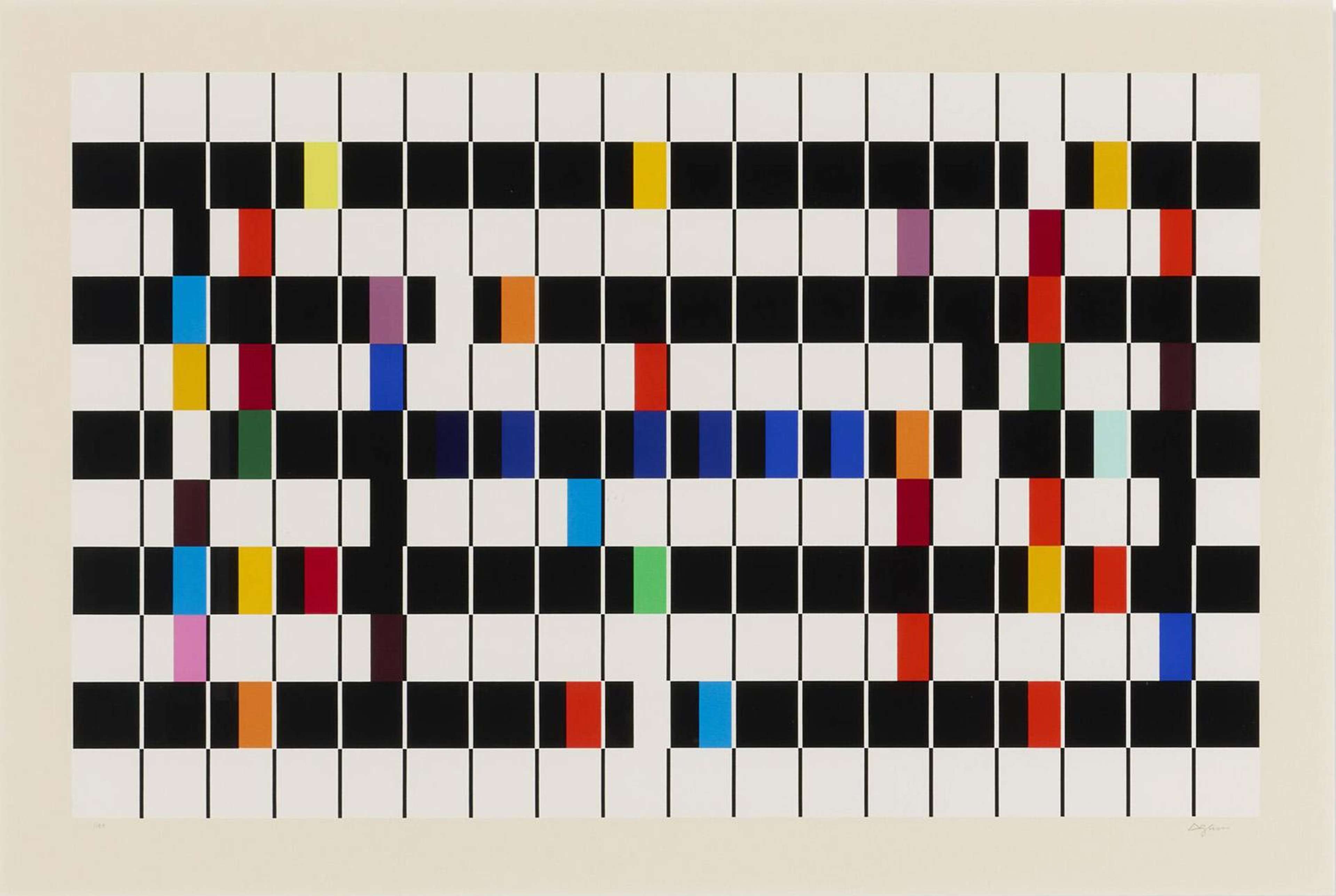 One And Another IV - Signed Print by Yaacov Agam 1977 - MyArtBroker