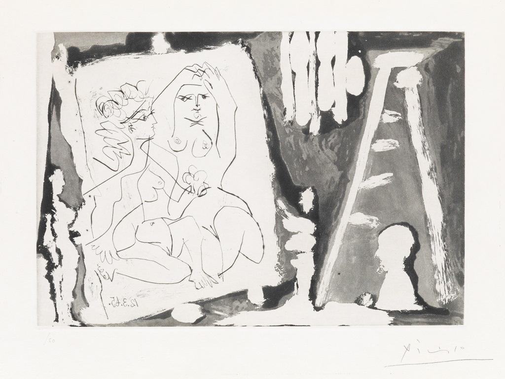 Pablo Picasso Faune Dévoilant Une Femme (Signed Print) 1939